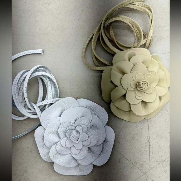 Italian Leather Flower Belt main image 12